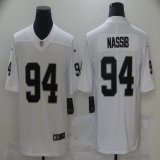 Oakland Raiders #94 Carl Nassib Nike white Color Rush Limited Jersey
