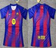Women 2025-2026 Barcelona club red blue soccer jerseys home