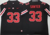 Ohio State Buckeyes #33 Jack Sawyer black college football jersey -PNS 01
