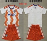 2026-2027 Cincinnati club white red kids soccer jerseys away