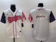 2025 Nike Dodgers white usa flag baseball jerseys Joint name 04