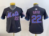 Youth Nike New York Mets #22 Juan Soto white majestic mlb jerseys-BD