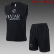 2025-2026 Paris Saint-Germain club black soccer vest uniforms D25278