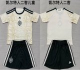 2026-2027 Celtic FC club beige black kid soccer jerseys second away