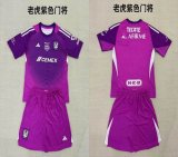 2025-2026 Tigres UANL club purple kid goalkeeper soccer jerseys