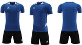 Custom blue black soccer jerseys