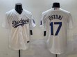 Los Angeles Dodgers #17 Shohei Ohtani Nike white gold baseball Jerseys -BD 02