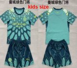 2026-2027 Manchester City Club green kids goalkeeper soccer jerseys