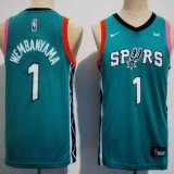 Youth Nike San Antonio Spurs #1 Victor Wembanyama green basketball jerseys -CY