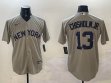 Nike New York Yankees #13 Jazz Chisholm Jr. gray majestic baseball Jersey-BD